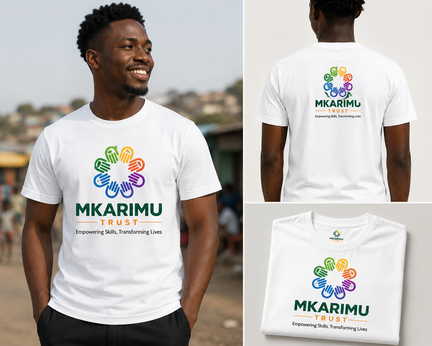 Mkarimu Trust Short Sleeved Round Neck Tee
